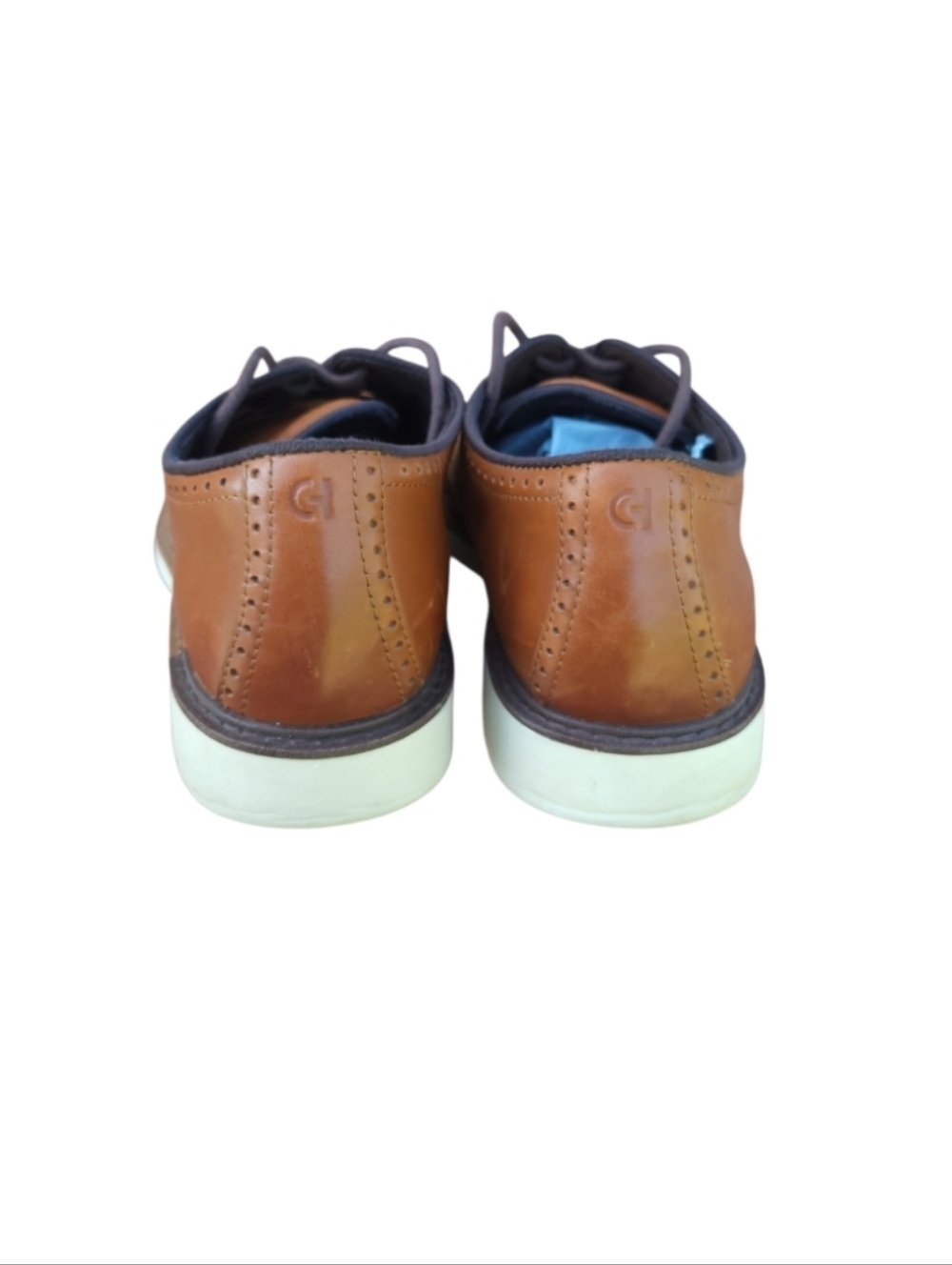 Cole Haan Wingtip Go To Oxford British Tan Brown Dress Casual Work Loafer Men 11 - Picture 3 of 11